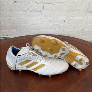 Adidas Copa White and Gold Soccer Cleats
